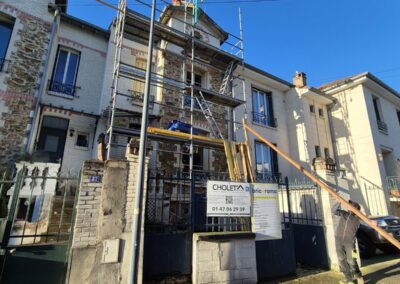 Surélévation de toiture et aménagement des combles à Nogent-sur-Marne