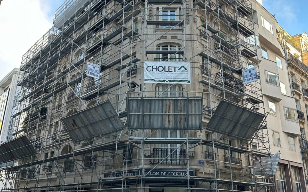 Ravalement de façade Immeuble Paris 17