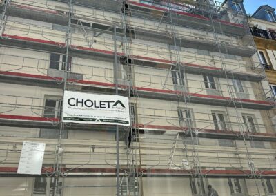 Ravalement immeuble haussmannien rue Trudaine à Paris 75009