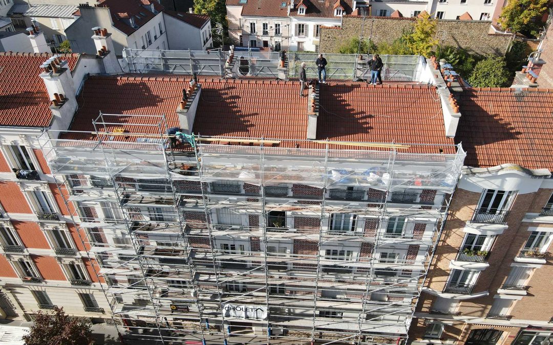 Isolation de comble perdu et réfection de toiture d&rsquo;immeuble à Vincennes