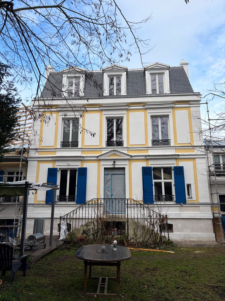 ravalement maison Fontenay Sous Bois.JPG ravalement complet de maison par nos facadiers a fontenay sous bois