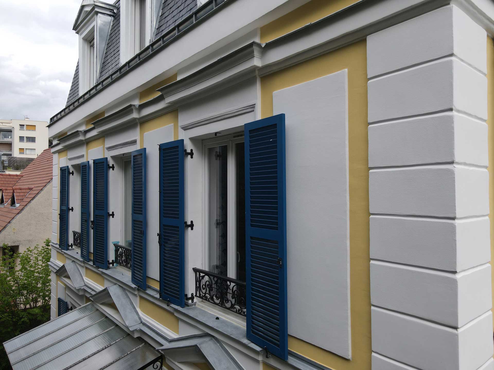 renovation energetique complete avec toiture en zinc et ardoise sur Fontenay Sous Bois