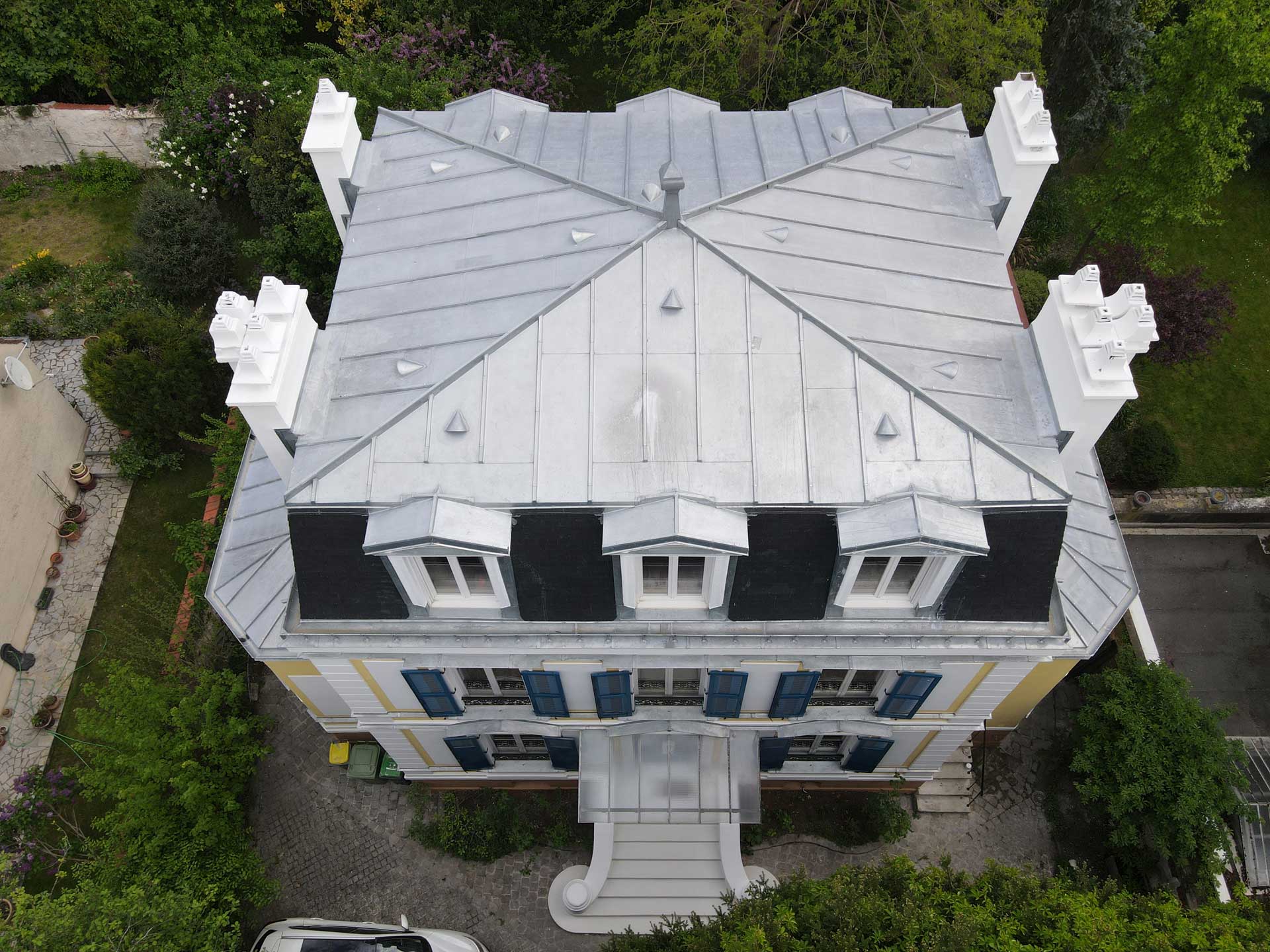 renovation toiture complete zinc et ardoise a Fontenay Sous Bois